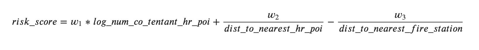 Model to use in insurance risk assessment