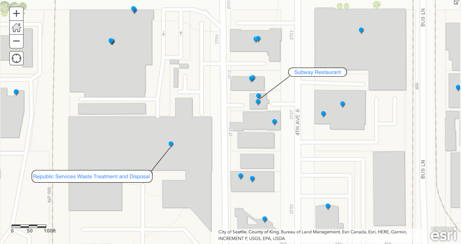 Accurate POI data fuels insurance risk models with up-to-date information on which businesses are nearby a specific property.