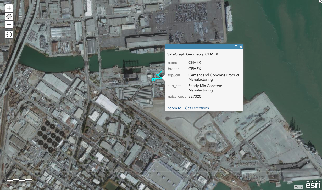 Industrial POIs can be used for demand forecasting analysis.