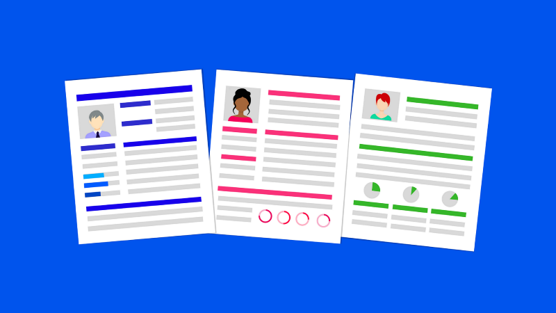 Different resume formats and layouts