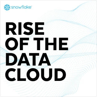 Logo for ‘Rise of the Data Cloud’ podcast by Snowflake