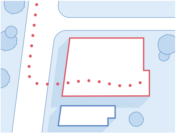 Using pings inside polygons for visit attribution
