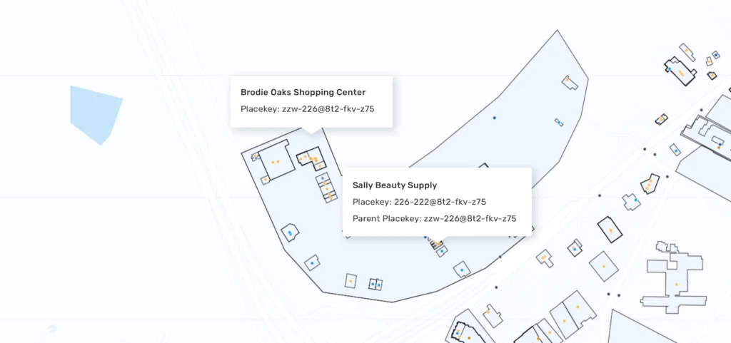 Placekey spatial hierarchy visualization